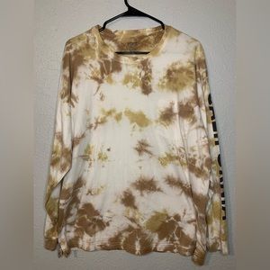 - Pink - L - tie-dye long sleeve tee